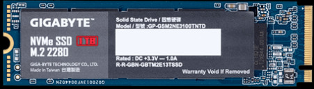 Gigabyte NVMe SSD