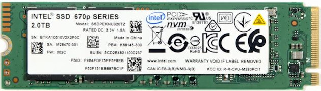 Intel ® SSD 670P SERIES